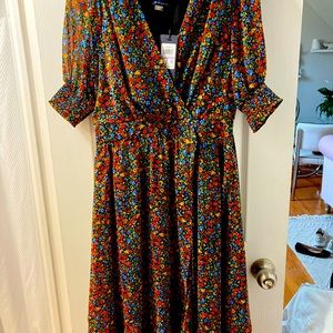Calvin Klein Floral Dress - Size 6